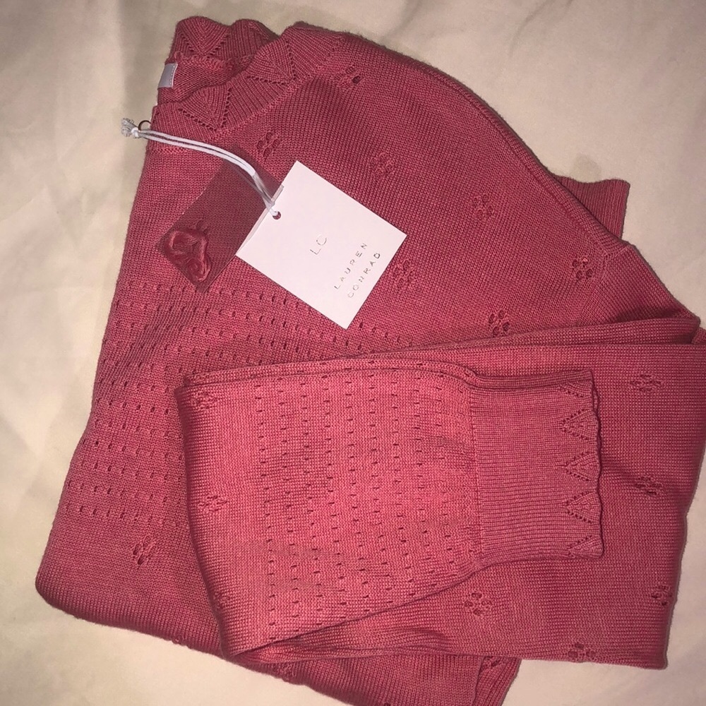 Lauren Conrad Pink Sweater